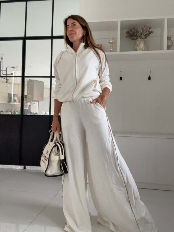 Jogger Palazo Jamie crema - Image 3