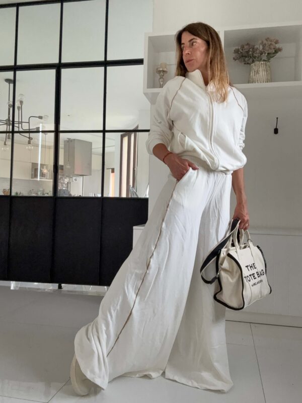 Jogger Palazo Jamie crema - Image 4