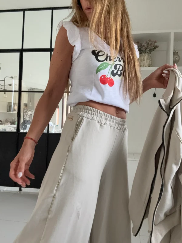 Jogger Palazo Jamie cemento - Image 3