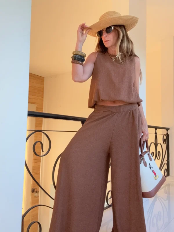 Blusa baloon chocolate bambula - Image 4