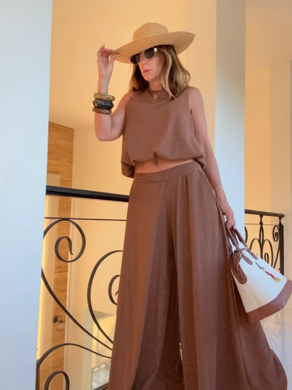 Blusa baloon chocolate bambula - Image 2