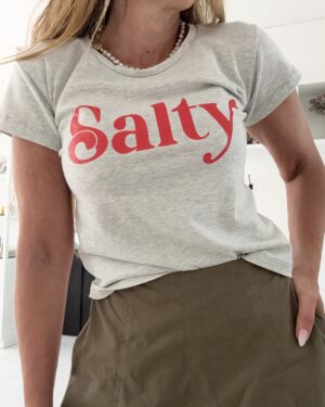 Remera smallest gris melange salty