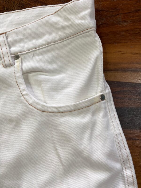 Falda crush off white gabardina importada MINIMA FALLA - Image 14