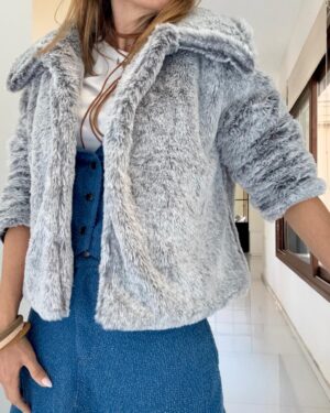 Chaqueta PIEL GRIS