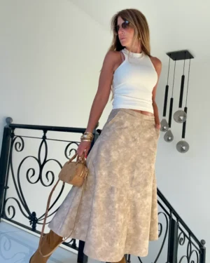 Falda carrie nuez