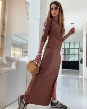 Vestido Tao micromorley chocolate