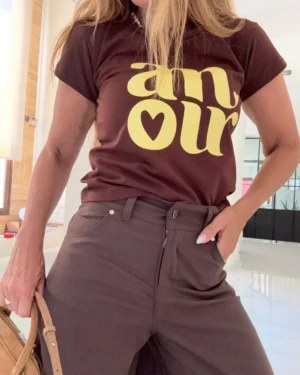 Remera smallest chocolate amour