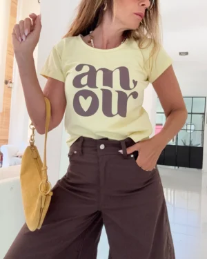 Remera smallest banana amour