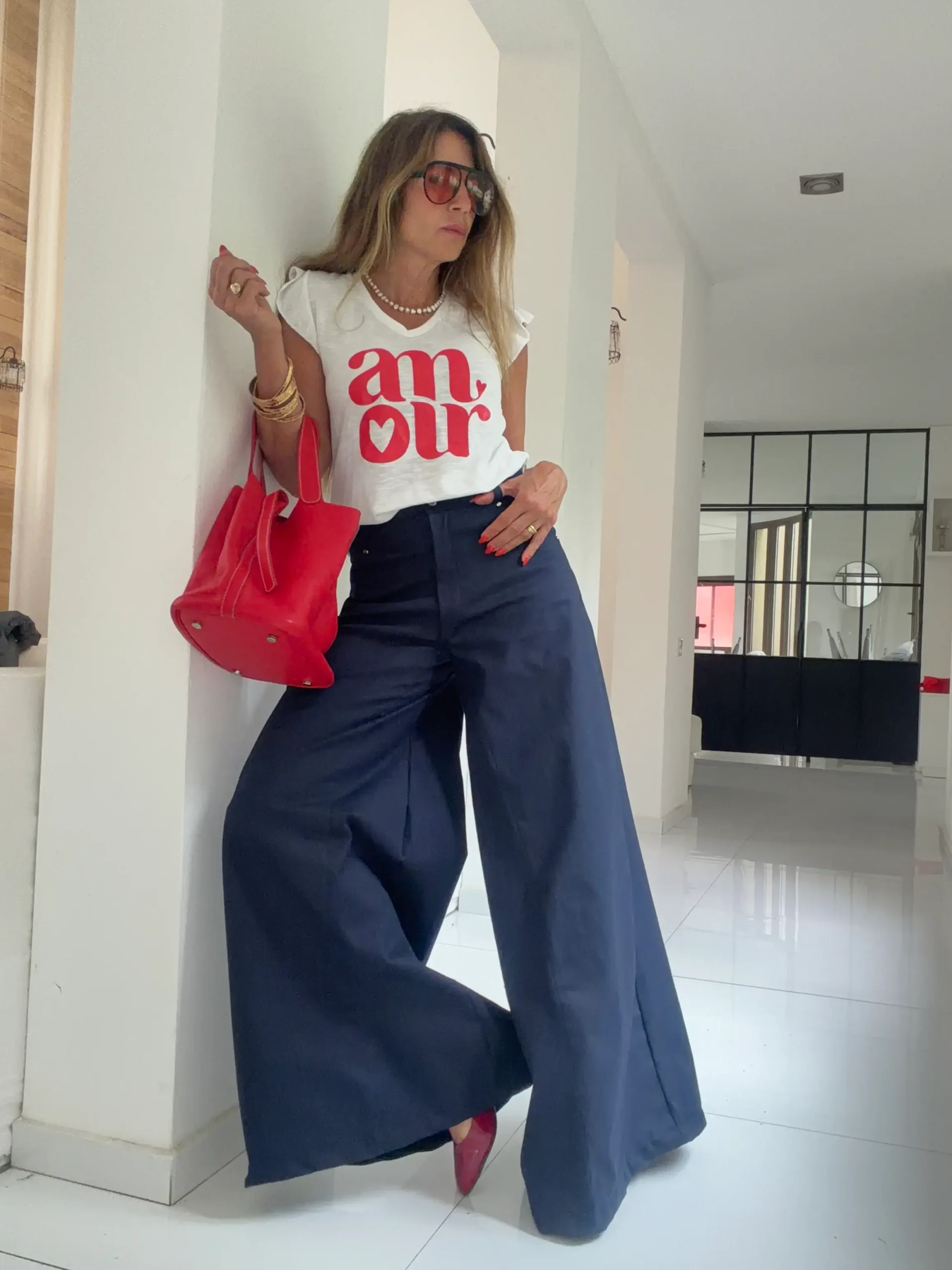 Pantalón Iconic marino - Image 6