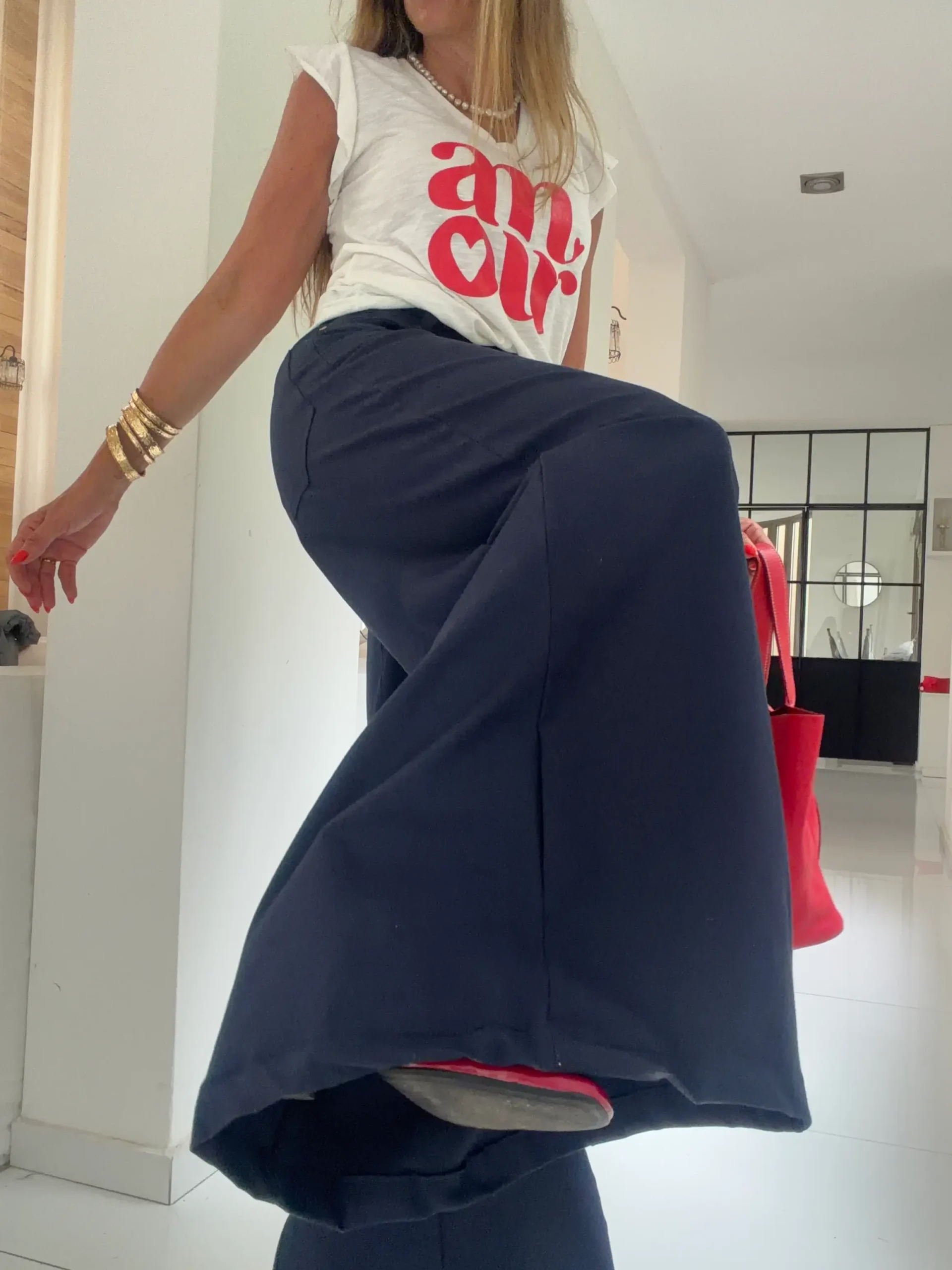 Pantalón Iconic marino - Image 5