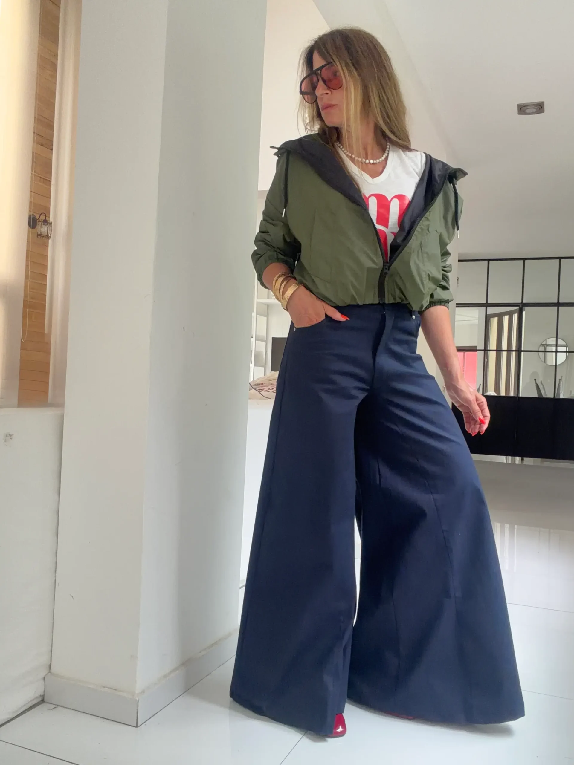 Pantalón Iconic marino - Image 8