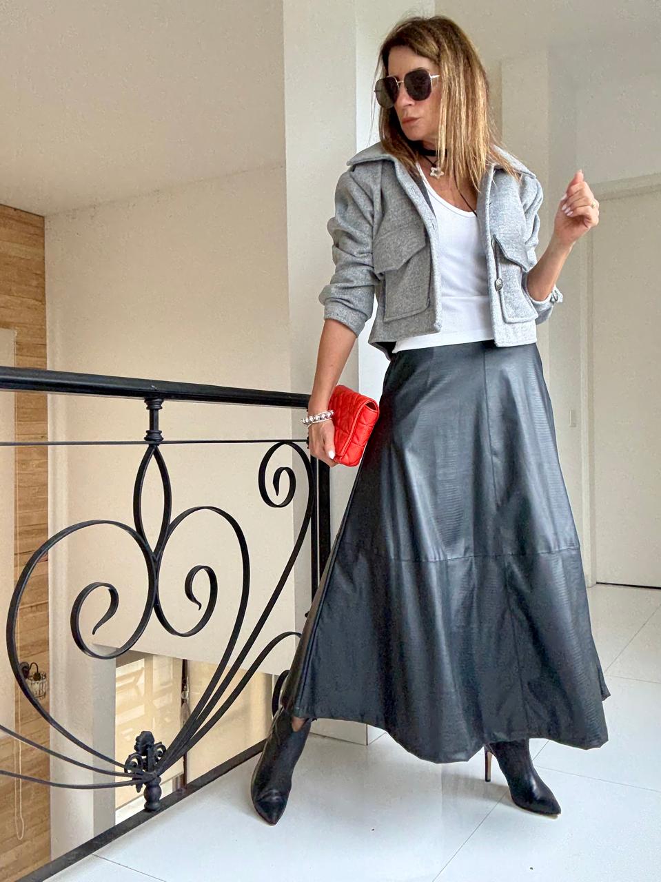 Saco panio gris melange - Image 2