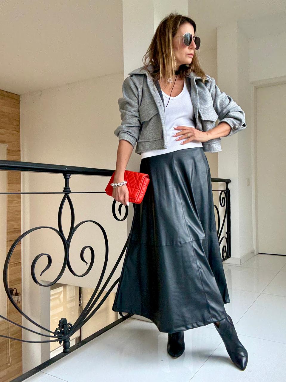 Saco panio gris melange - Image 6