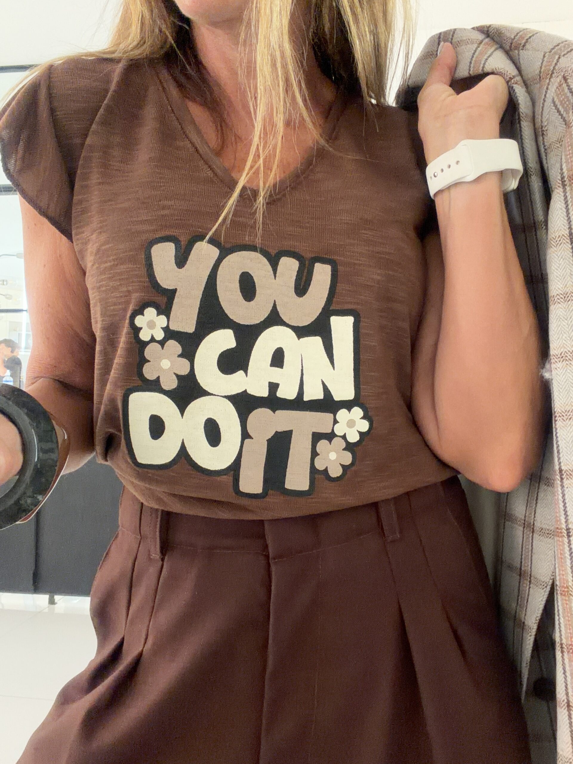 Musculosa ewa flame chocolate you can do it - Image 9