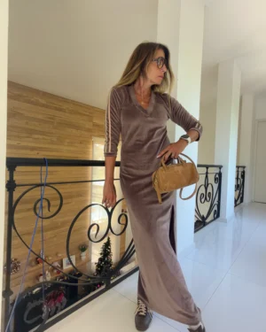 Vestido  Tao plush vison