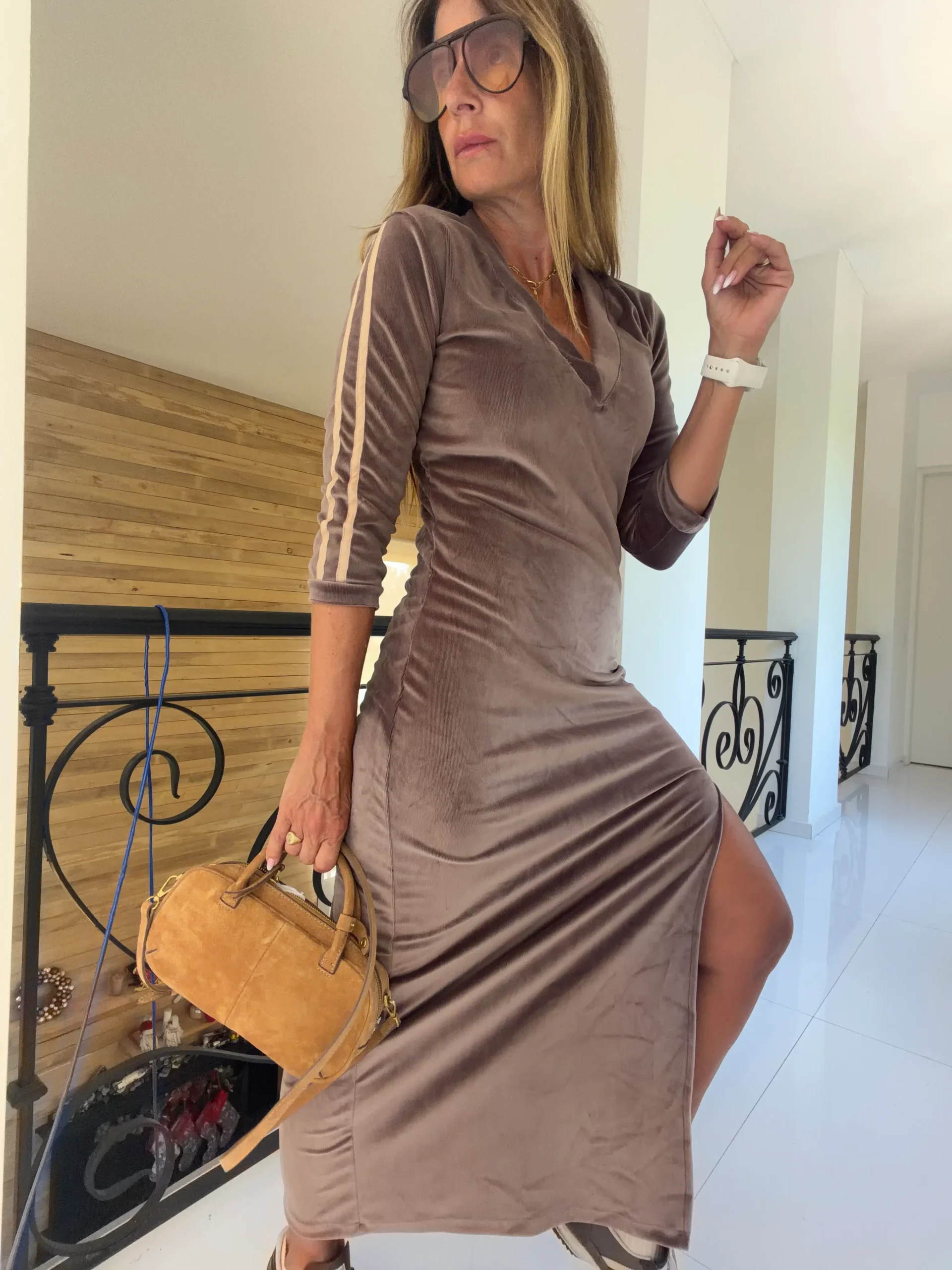 Vestido Tao plush vison - Image 5