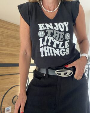 Musculosa ewa flame negra enjoy