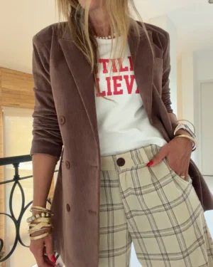 Blazer Corderoy chocolate