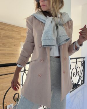 Blazer espiga rosado