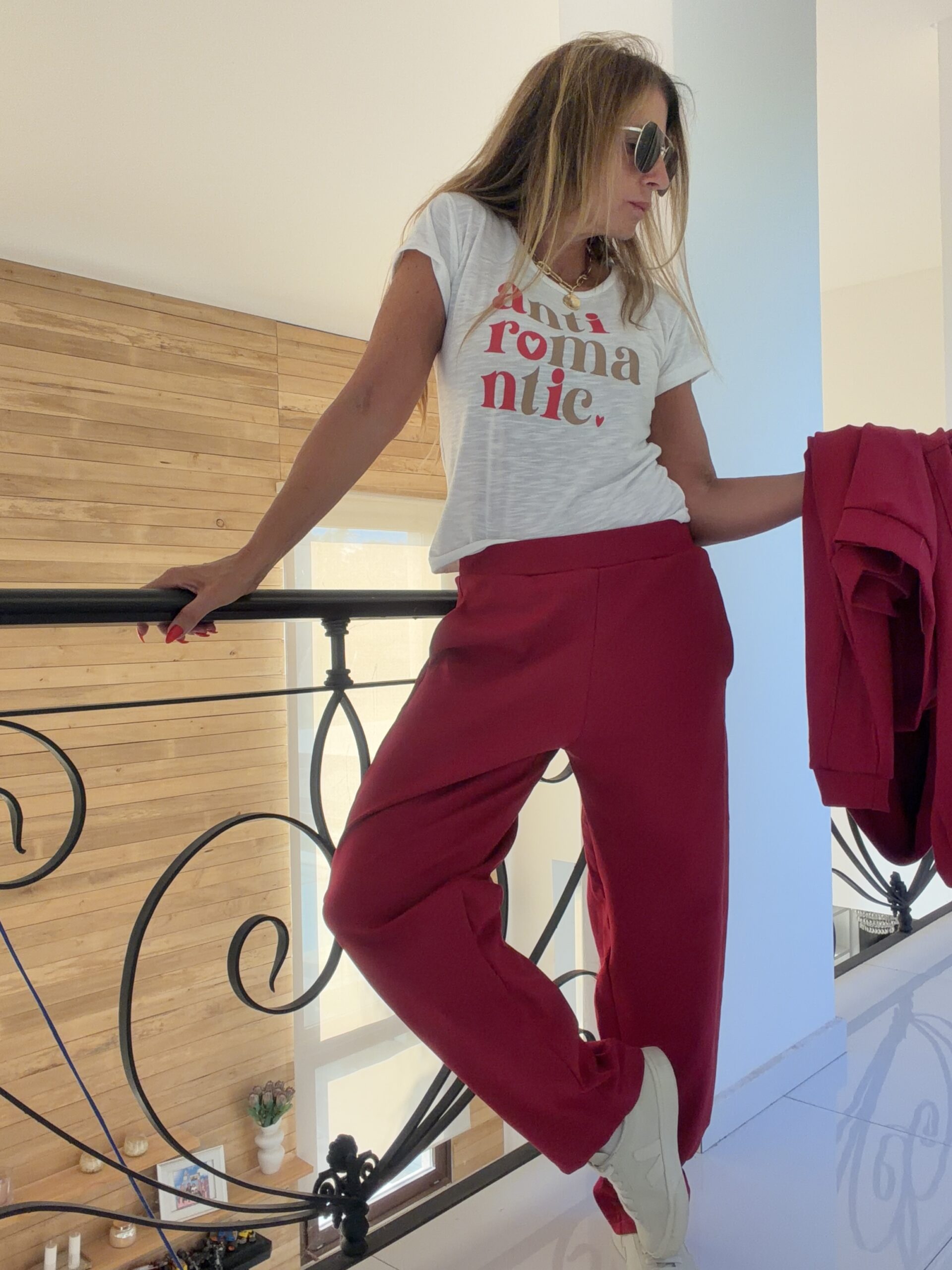 Pantalon Tywin cherry - Image 15