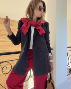 Blazer corderoy negro