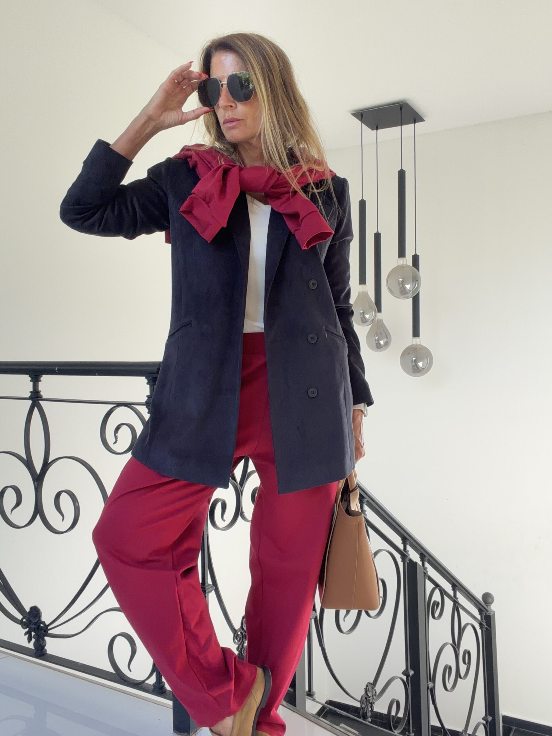 Pantalon Tywin cherry - Image 23