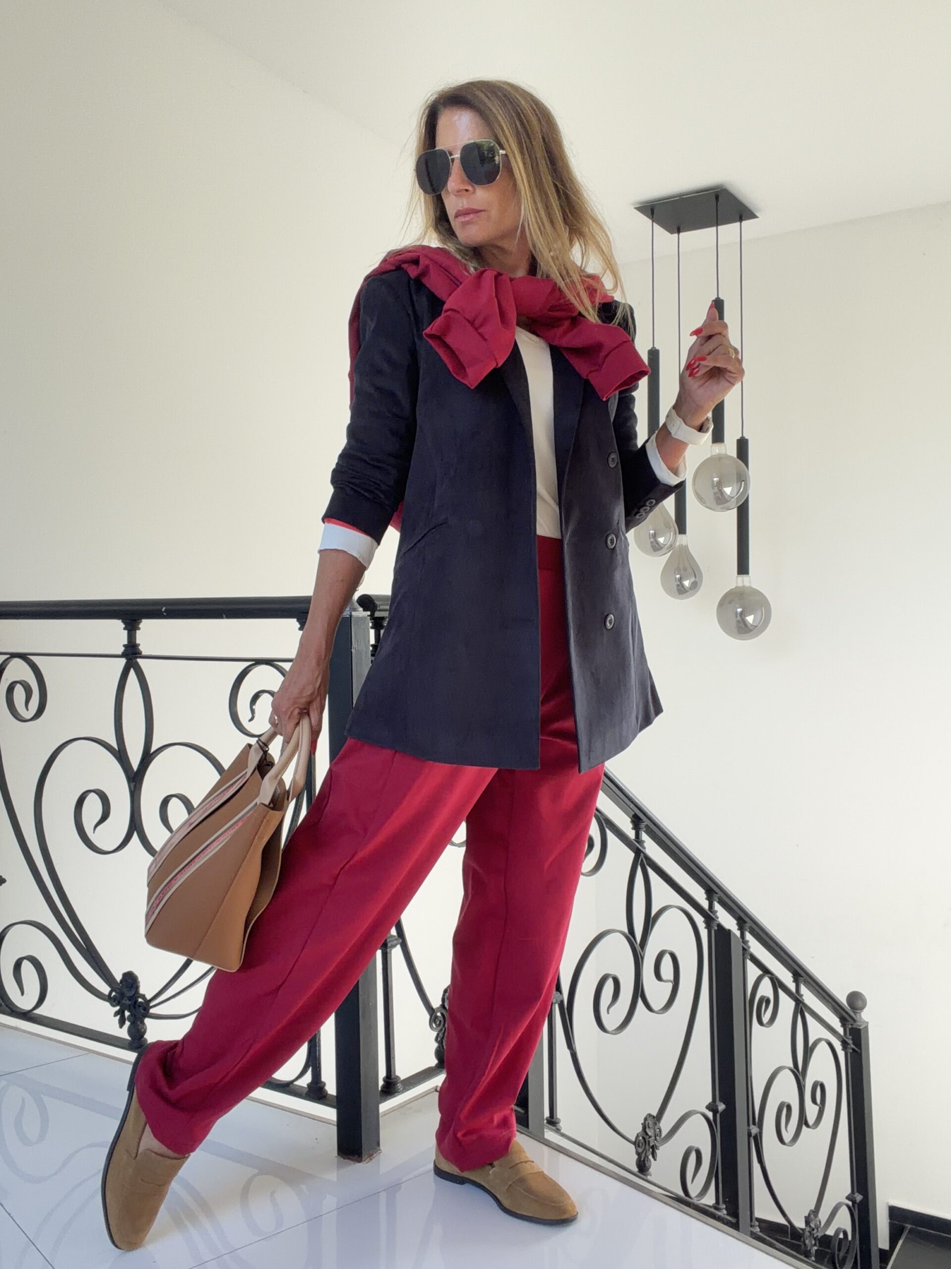 Pantalon Tywin cherry - Image 25