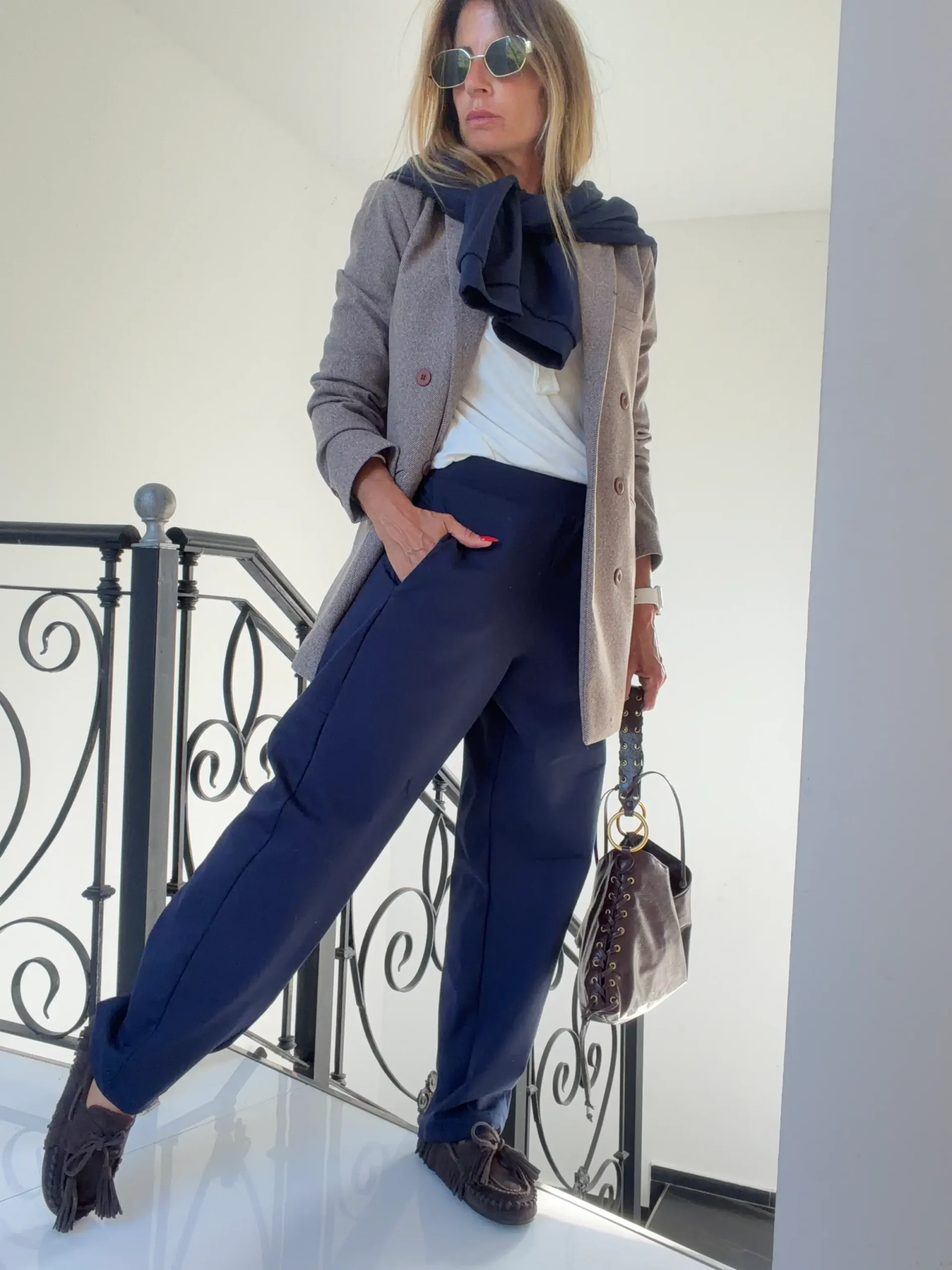 Blazer espiga chocolate - Image 4