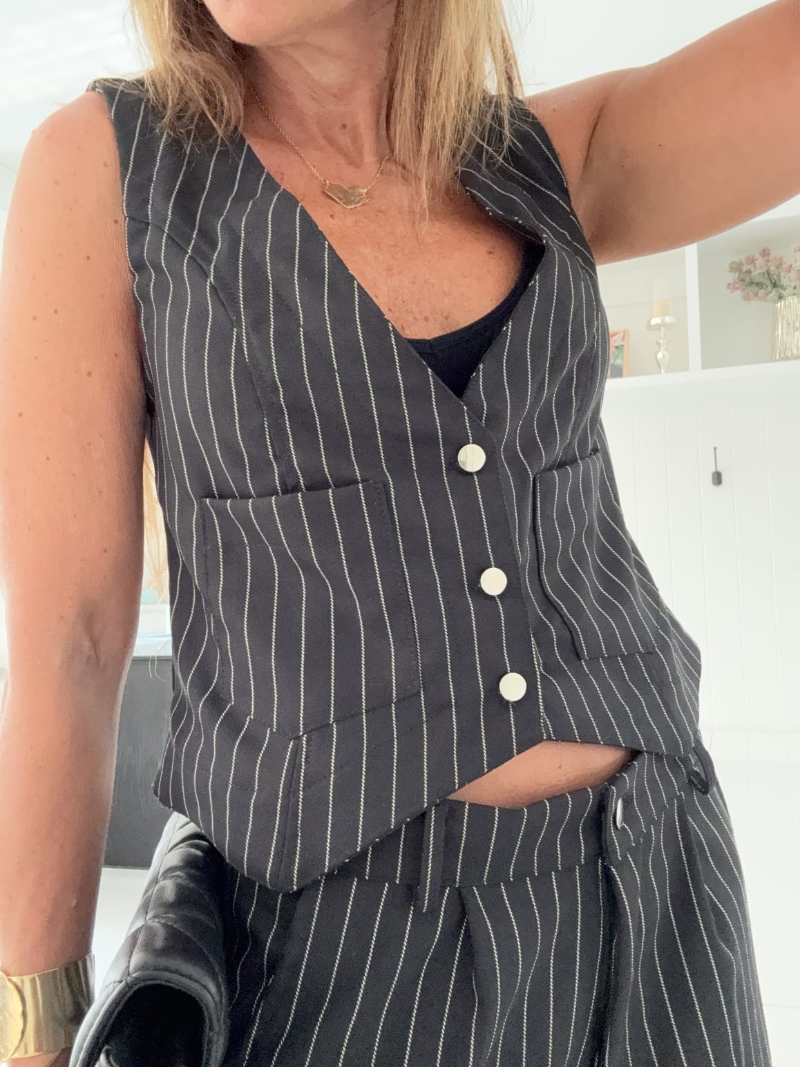 Chaleco Sastrero Chicago negro