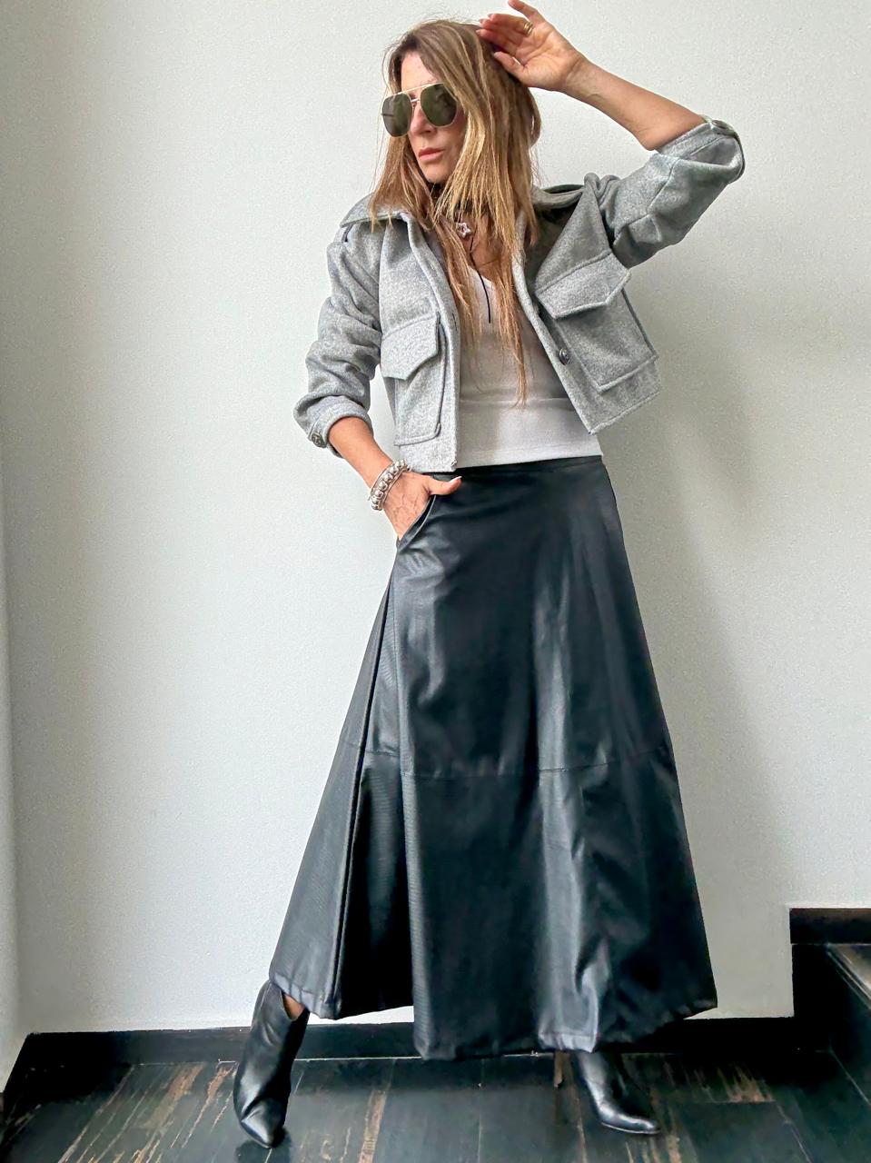 Saco panio gris melange - Image 13