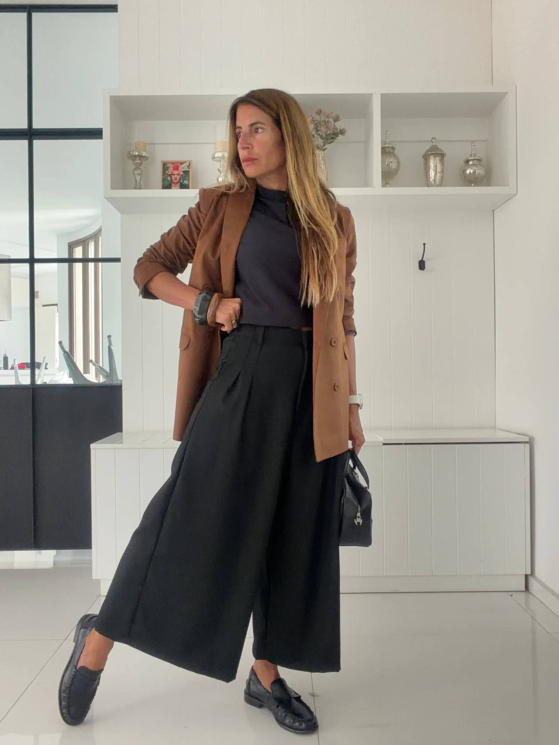 Blazer gamuza chocolate con leche - Image 7