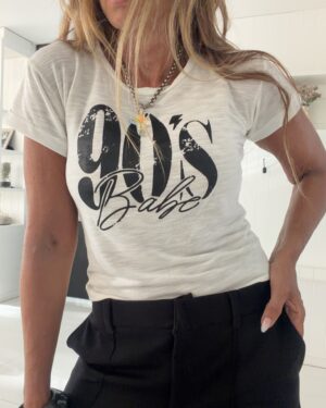 Remera smallest off white 90 - S