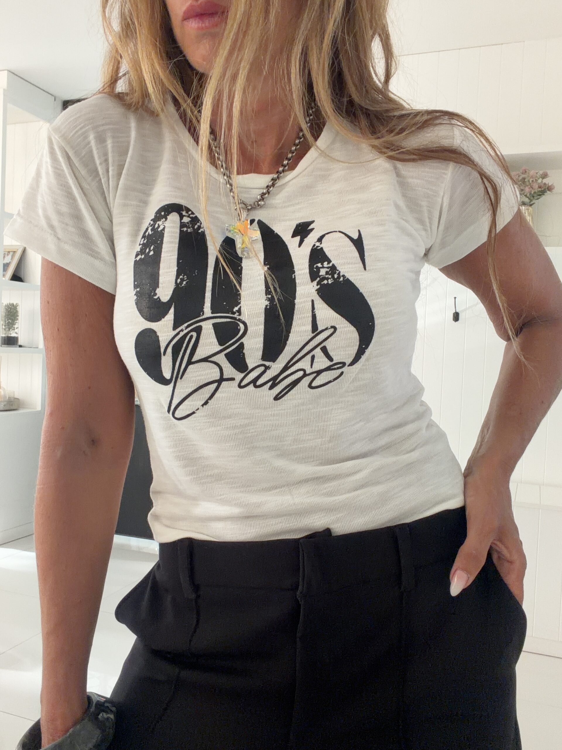 Remera smallest off white 90