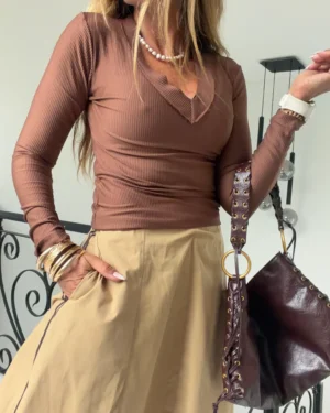 Remeron Hawaii chocolate manga larga micromorley