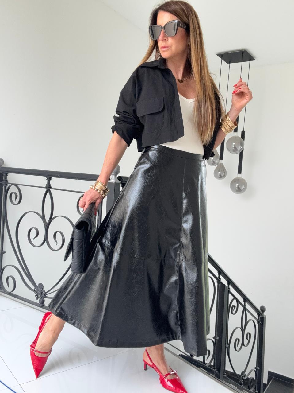 Falda Carrie negra