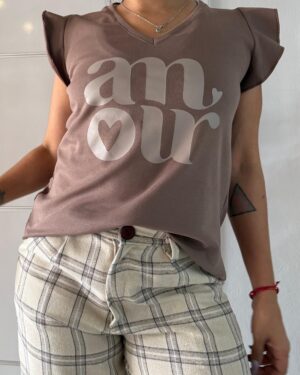 Musculosa ewa vison amour