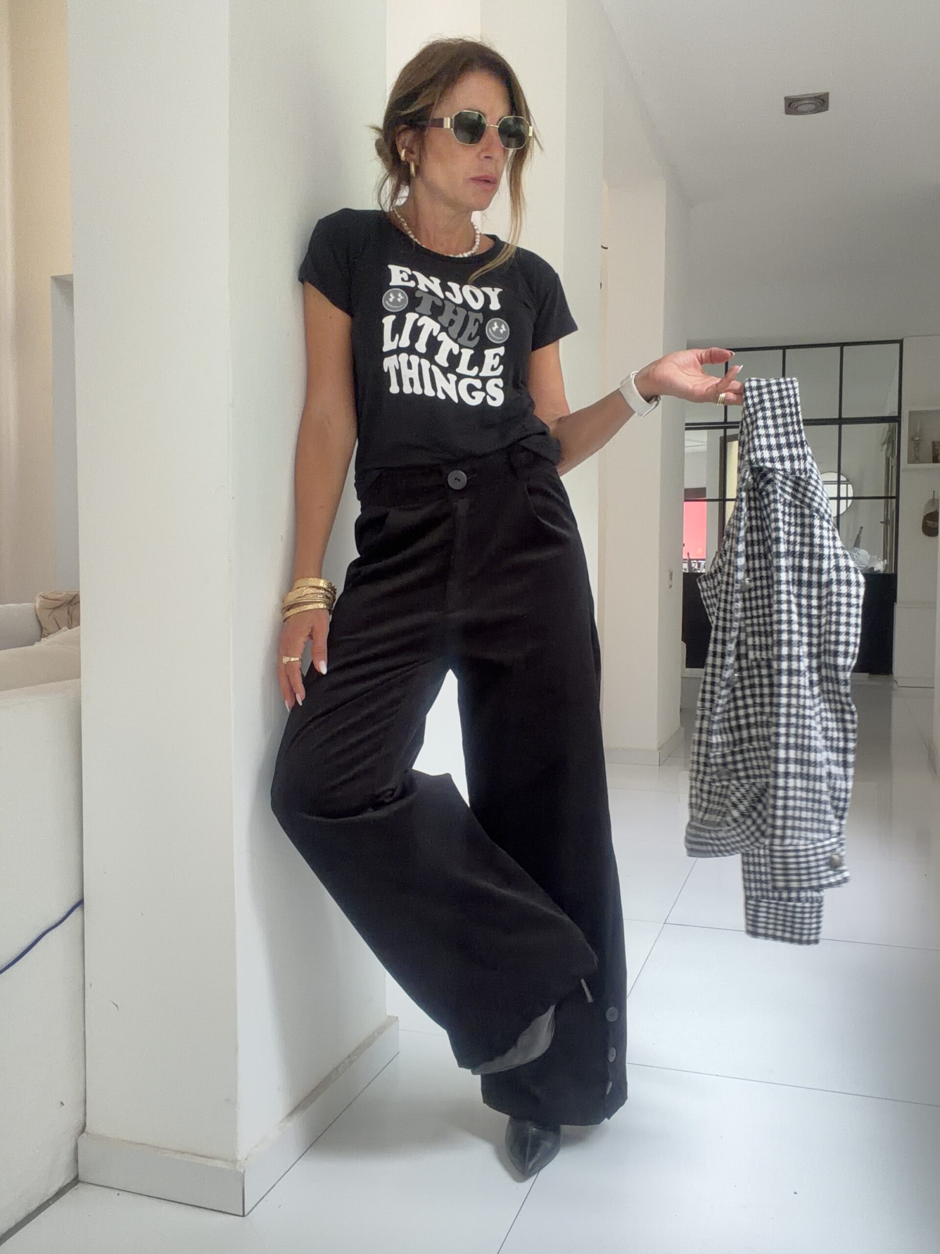 Pantalon GOT pana negro - Image 3