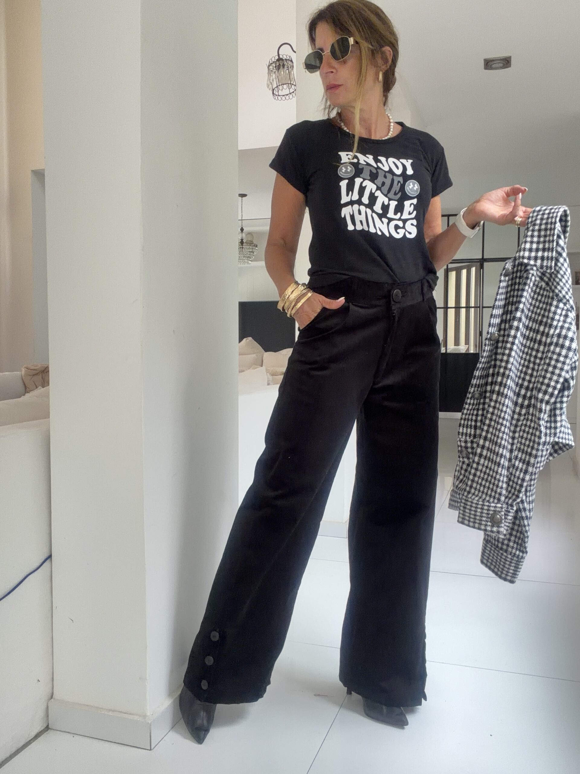 Pantalon GOT pana negro - Image 4