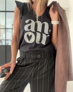 Musculosa ewa negra amour