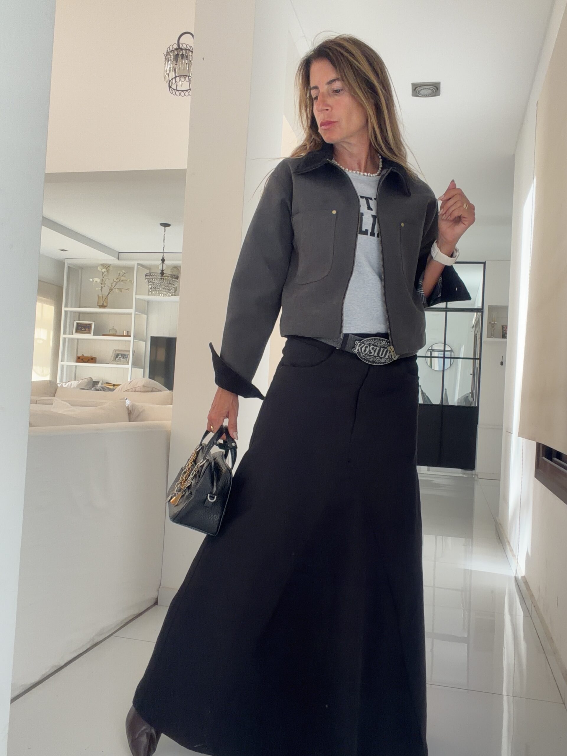 Chaqueta Alpes negro vintage - Image 7