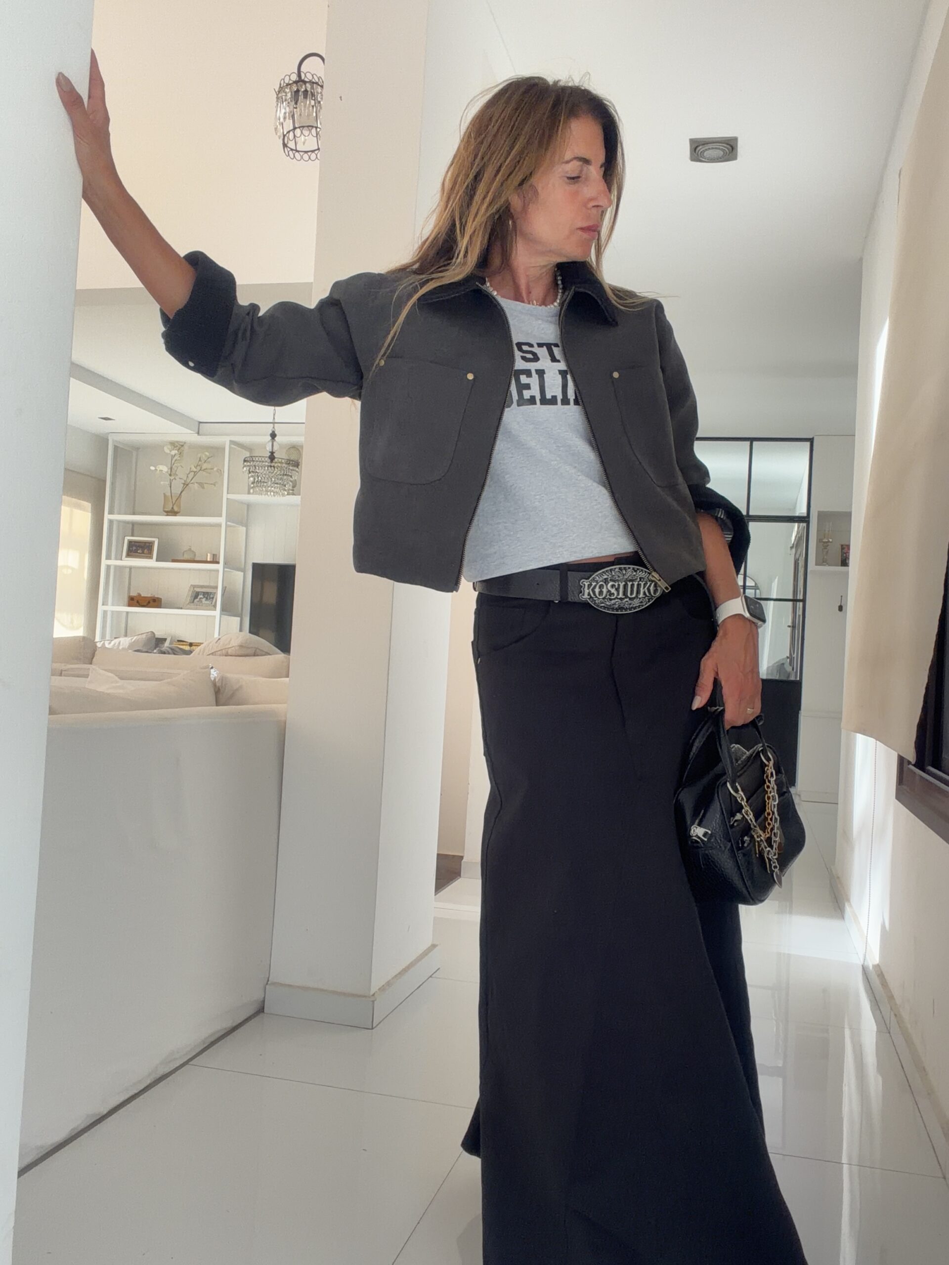 Chaqueta Alpes negro vintage - Image 8