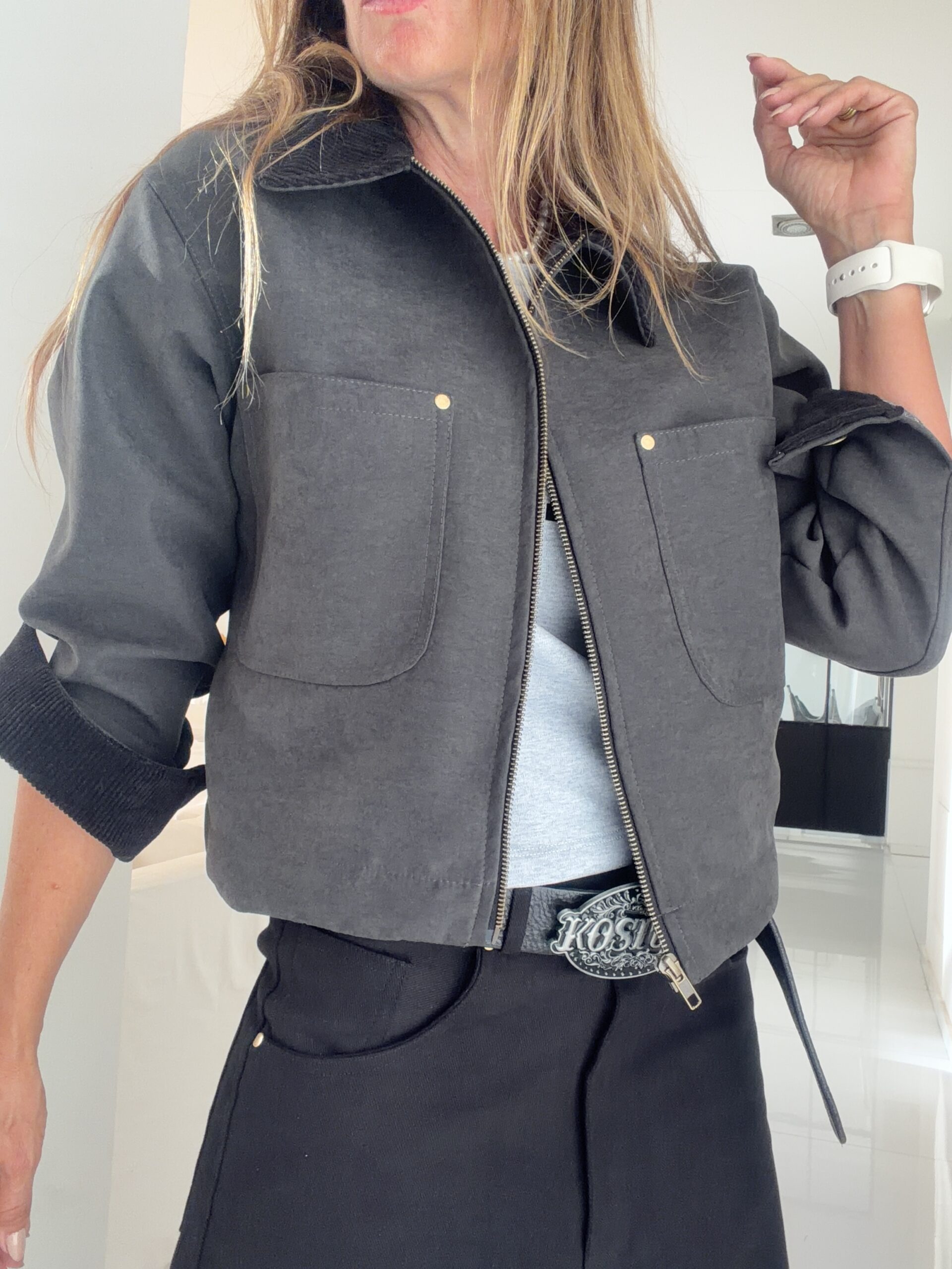 Chaqueta Alpes negro vintage - Image 9