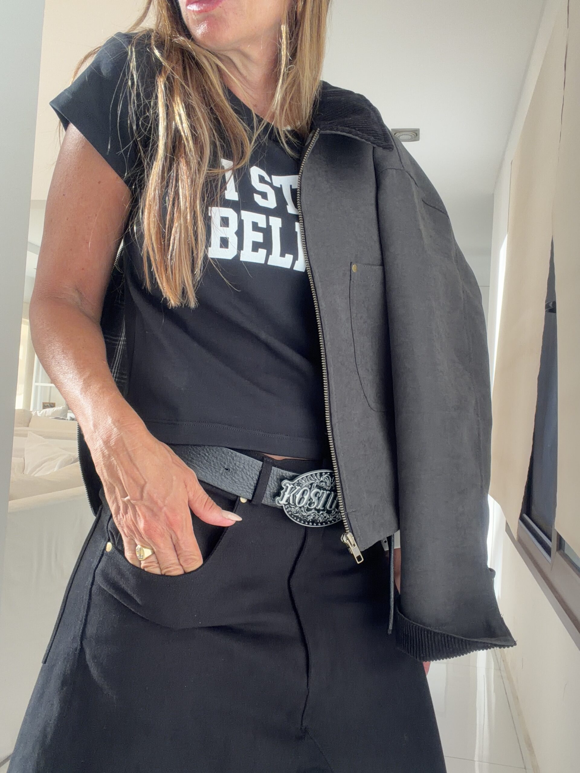 Chaqueta Alpes negro vintage - Image 12