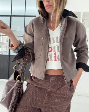 Chaqueta Alpes vison vintage