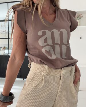 Musculosa ewa vison amour