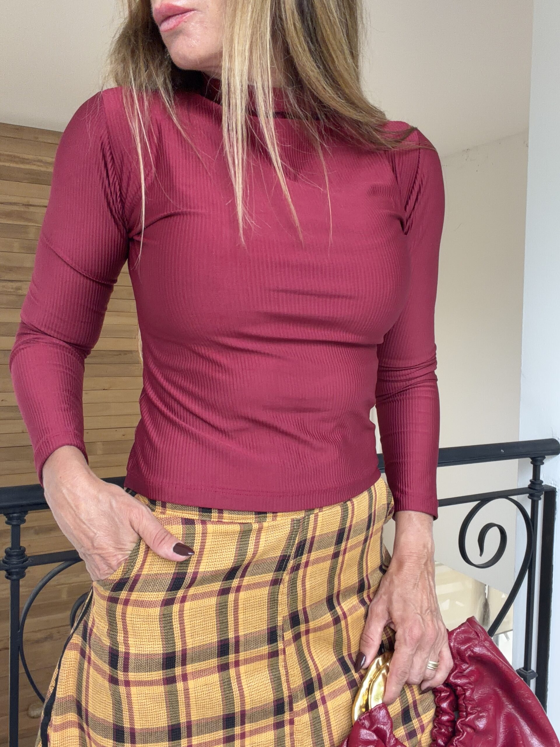 Polerita Amelli micromorley matte cherry - Image 2