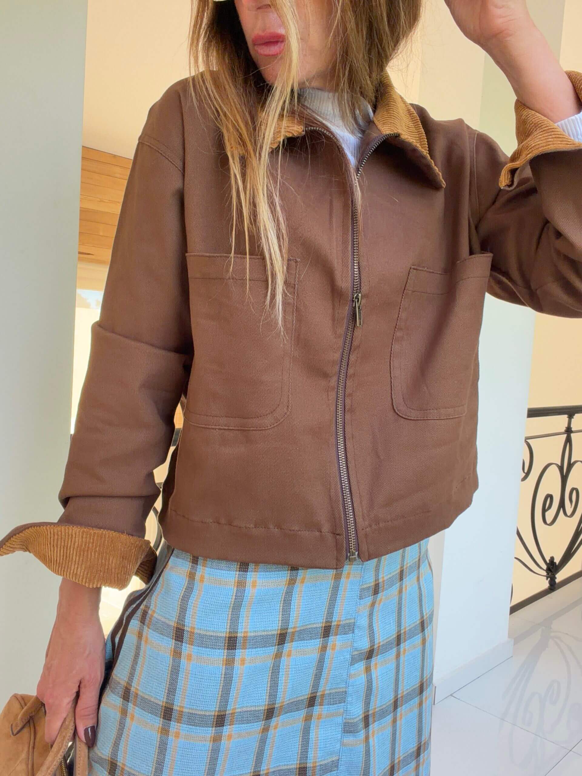 Falda carrie escocesa celeste - Image 3