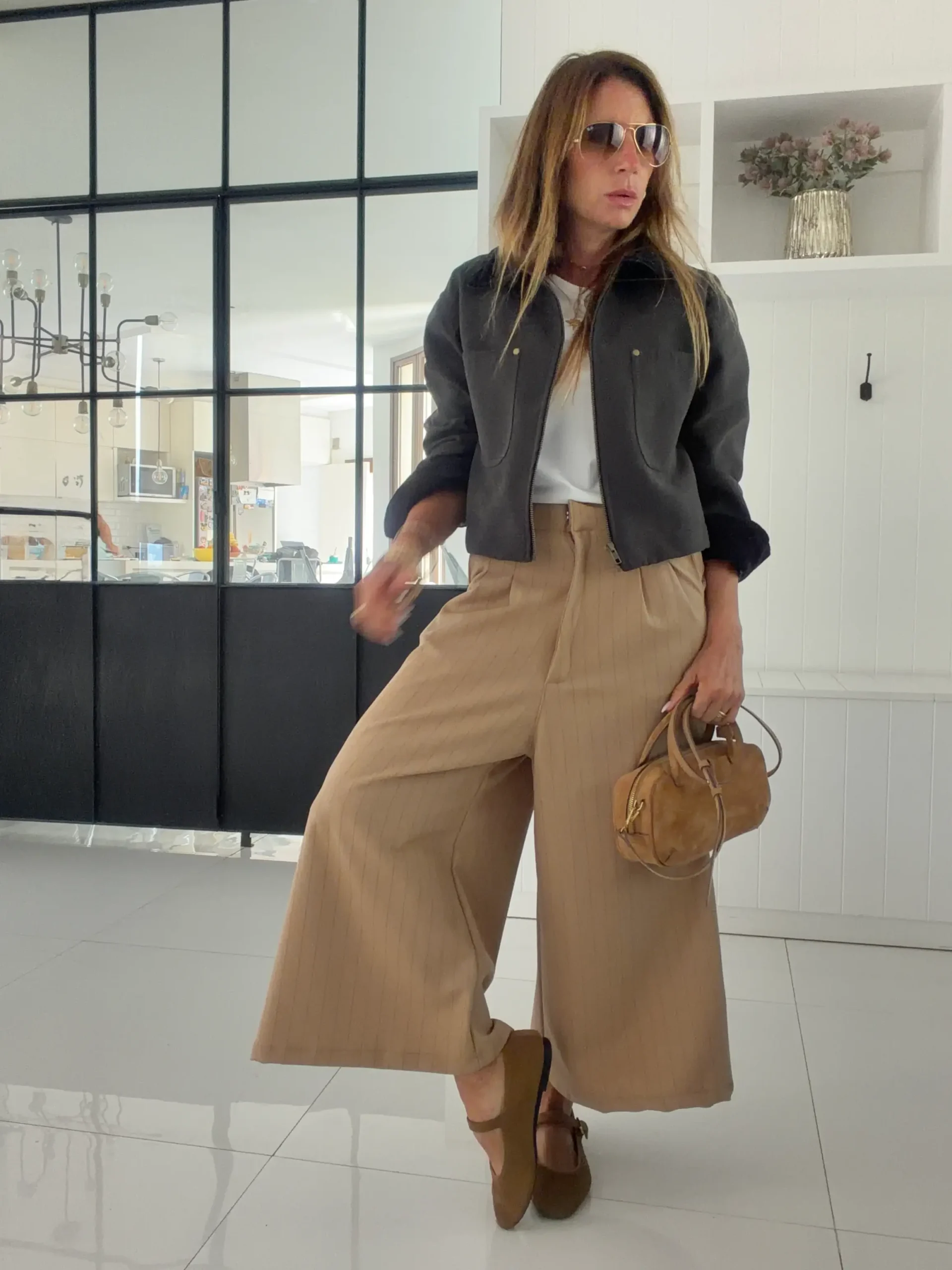 Pantalon okinawa sastrero tostado rayado - Image 10