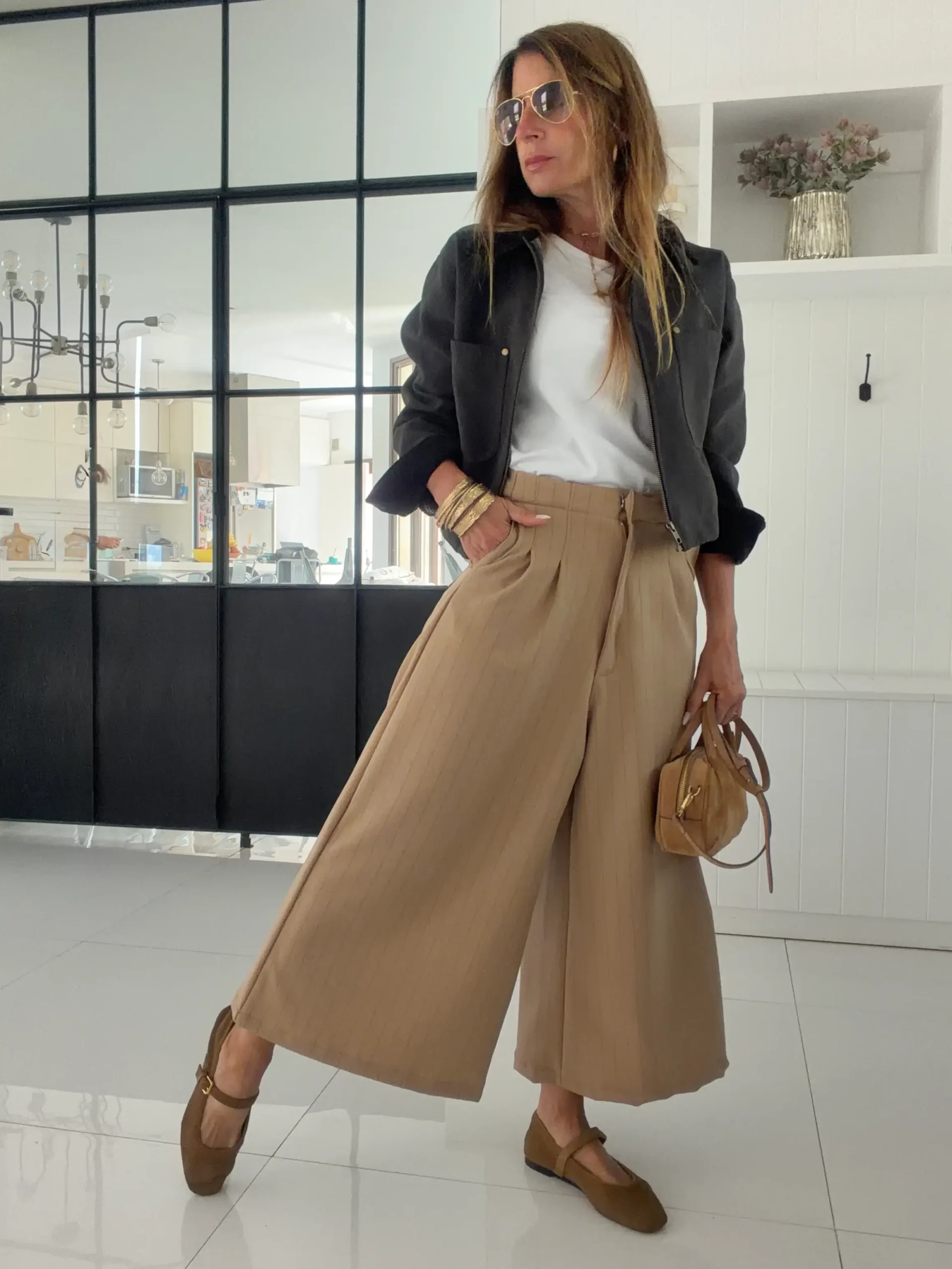 Pantalon okinawa sastrero tostado rayado - Image 9