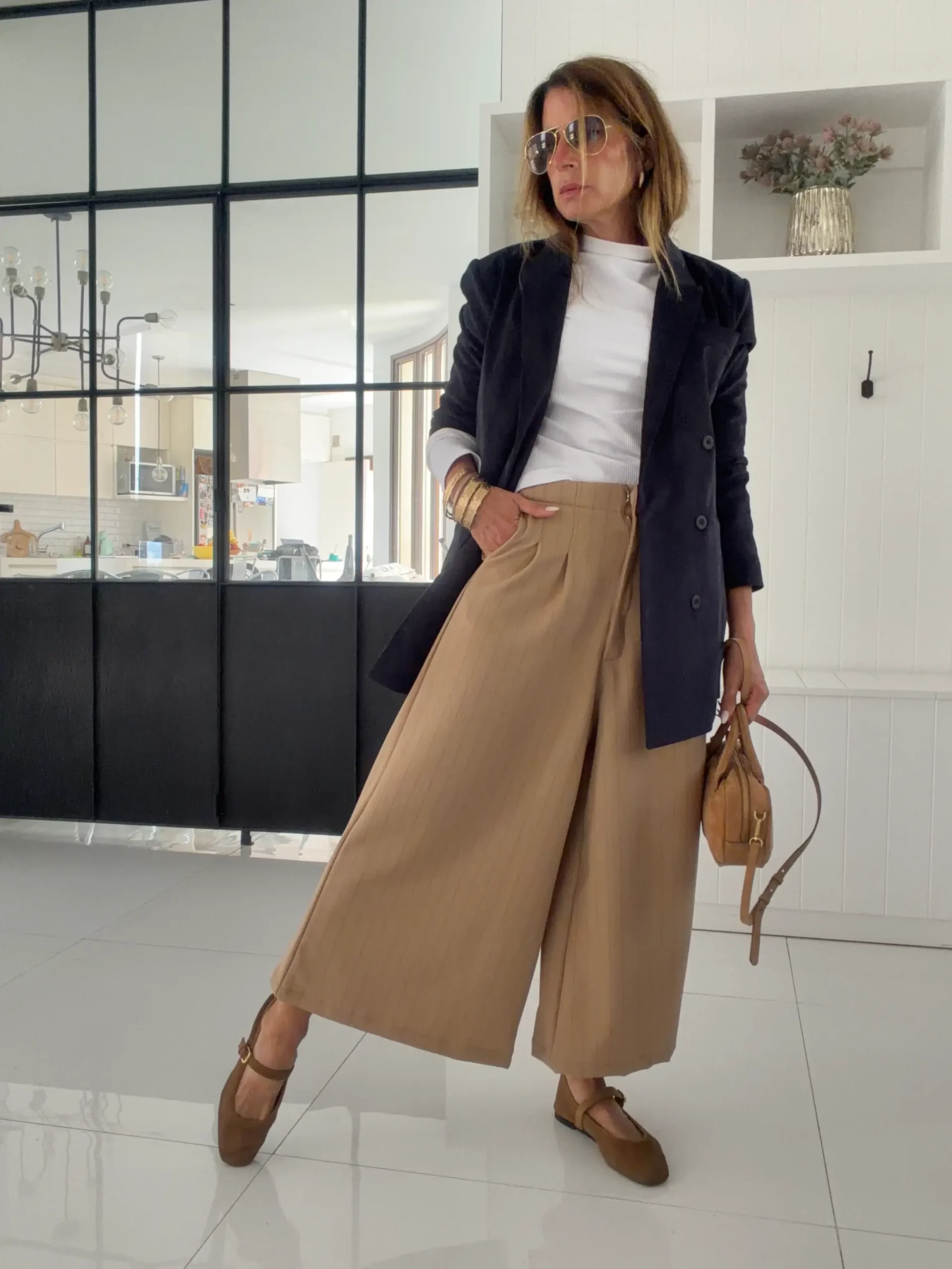 Pantalon okinawa sastrero tostado rayado - Image 7